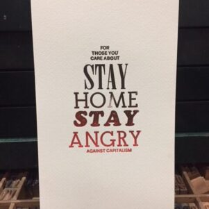 stay home stay angry