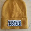 disagio sociale beanie cappello di lana cappello invernale disasgio sociale italia disagio disagiati