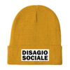 disagio sociale beanie cappello di lana cappello invernale disasgio sociale italia disagio disagiati